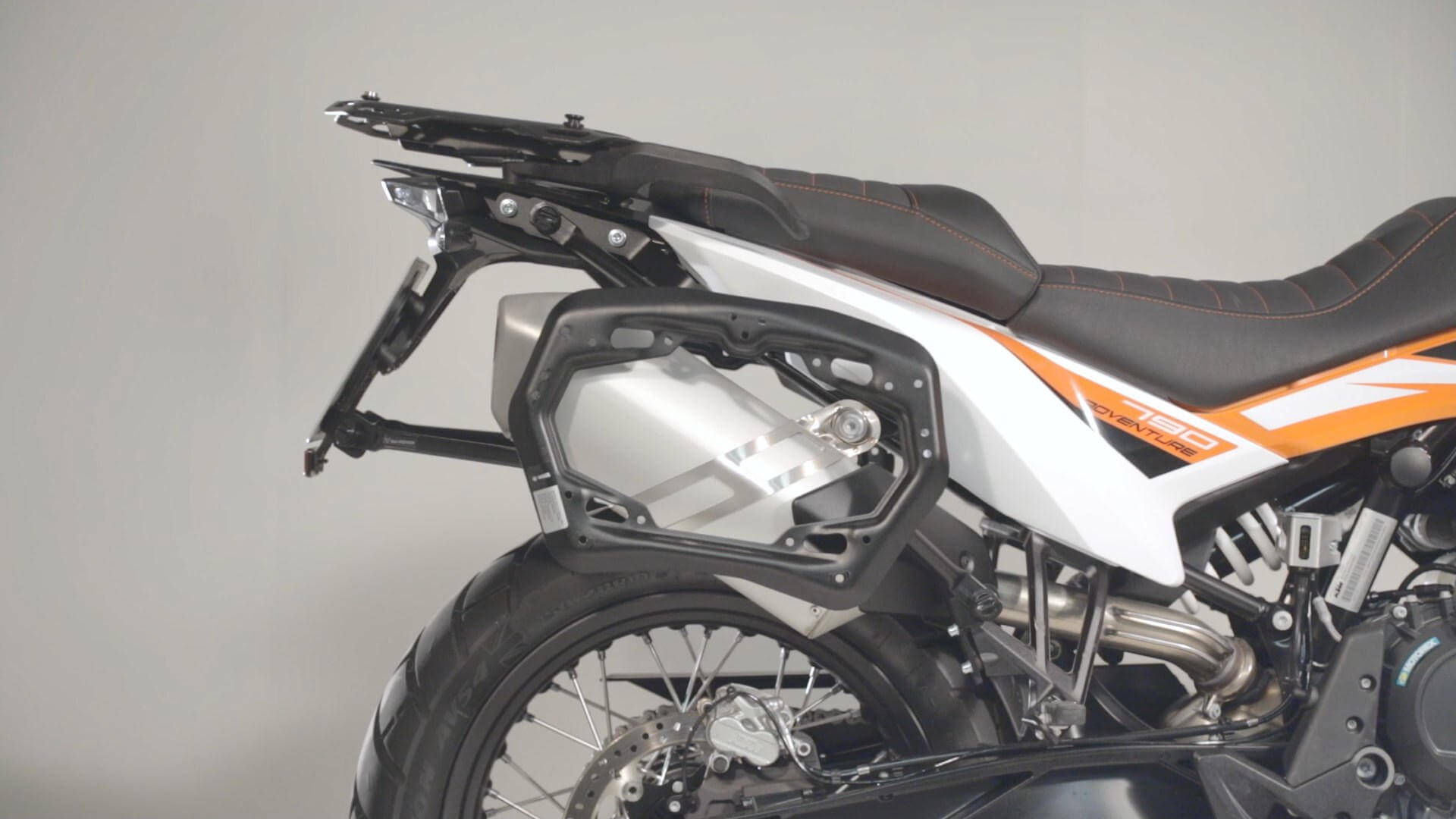Motorcycle aluminum case TRAX ADV from SW-MOTECH.